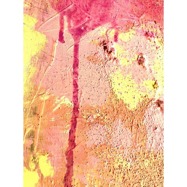 A textured acrylic and sand(from Palm Beach, FL.) on canvas abstract composition, original artwork by Auker. COA included....