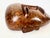 Brown Folk Art Carved Wooden Mask, 20th Century For Sale - Image 8 of 17