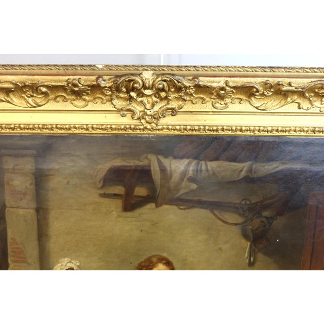 After Jean-Baptiste Greuze, The Village Bride 1800s, Oil on Canvas, Framed For Sale - Image 9 of 14