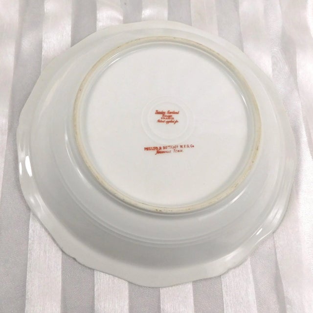 Antique Theodore Haviland Coupe Soup/Cereal Bowl in Schleiger 630-2 - Set of Six For Sale - Image 4 of 7