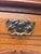 Antique Victorian Walnut Sideboard Featuring Intricate Hand Carvings and Original Ornate Brass Hardware For Sale - Image 4 of 12