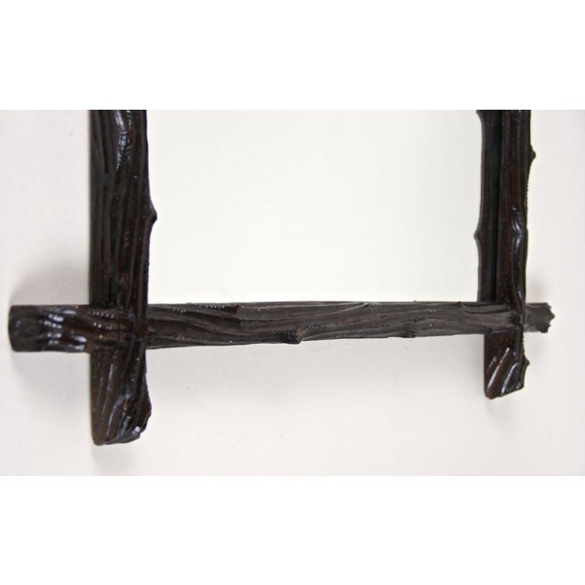 Black Forest Mirror with Oak Leaf Carvings, Austria, 1870s For Sale - Image 9 of 18