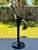 Stuart Abelman 1980s Stuart Abelman Iridescent Studio Art Glass "Jack in the Pulpit" Vase For Sale - Image 4 of 14