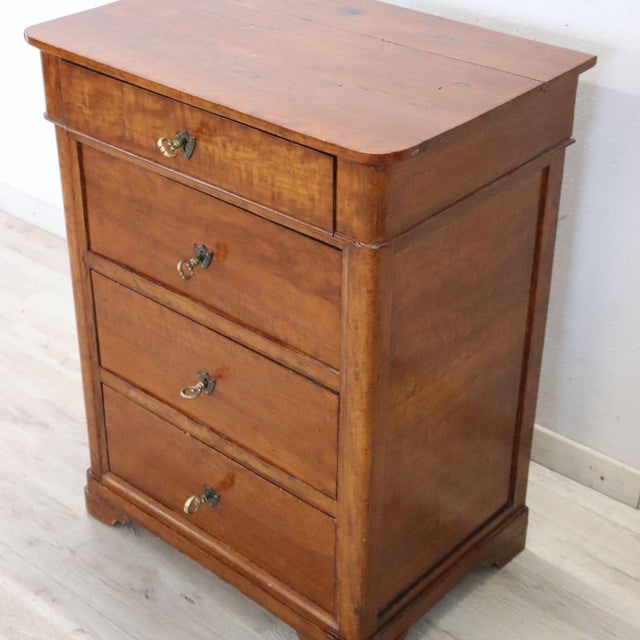 Antique Chest of Drawers in Cherry, 19th Century For Sale - Image 5 of 12