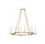 The geometric design of the Square on Square Chandelier celebrates the beauty of minimalism. Eight candelabra-style bulbs...