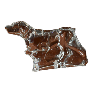 Baccarat Crystal German Pointer Dog Figurine Paperweight
