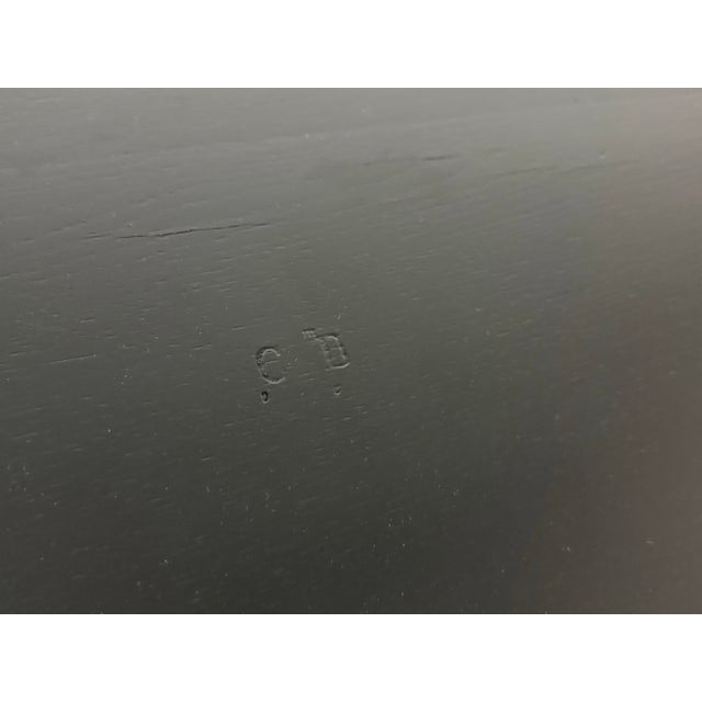 Christophe Delcourt Tye Dining Table, Black Oak For Sale - Image 12 of 12