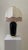 Black Vintage Art Deco Nouveau Black Table Lamp With Fringe Shade For Sale - Image 8 of 8