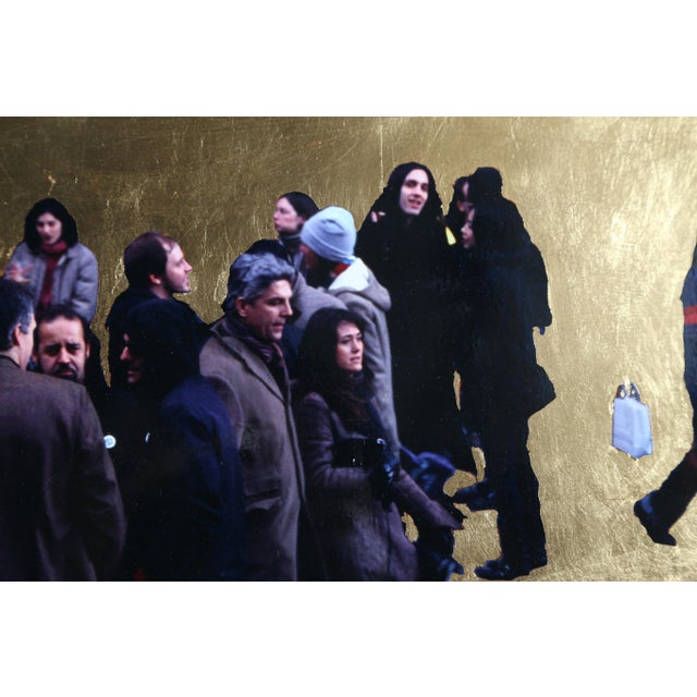 Procession No. 3 by Paul Vinet, French (1969) Date: 2008 Gold Leaf on C-print mounted on Dibond, signed, numbered, and...