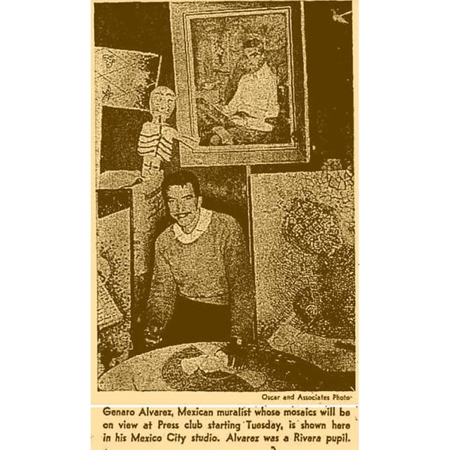 Genaro Alvarez Wall Mosaic For Sale - Image 13 of 18