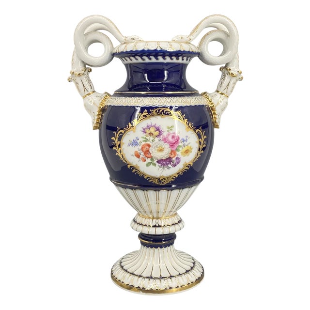 Vase by Ernst August Leuteritz for Meissen Porcelain, 1860 For Sale