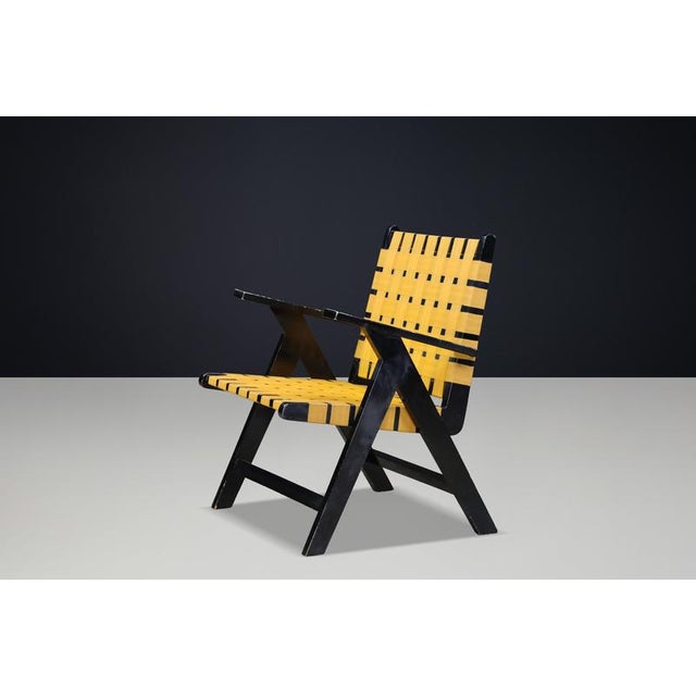 Mid-Century Modern Webbing Lounge Chair by Jens Risom, 1950s For Sale - Image 14 of 15