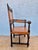 Brown Spanish Renaissance Revival Leather Armchair, Early 20th Century For Sale - Image 8 of 10