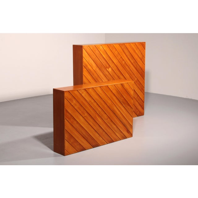 Vintage Beechwood Room Dividers with Slatted Design, 1970, Set of 2 For Sale - Image 13 of 13