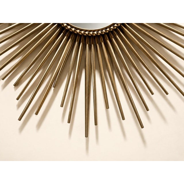 Gilt Sunburst Mirror, 1950s For Sale - Image 3 of 7