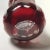 Glass Vintage Bohemian Ruby to Clear Cut Glass Vase For Sale - Image 7 of 10
