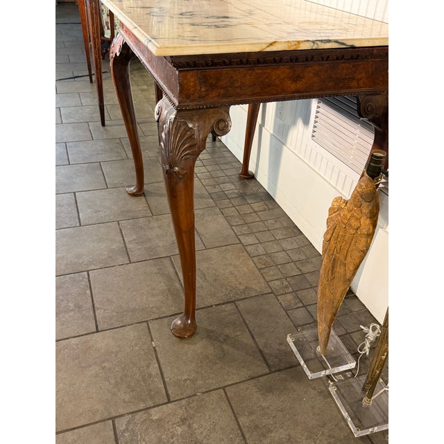 Brown 18th Century Wonderful Period Georgian Console Tabke For Sale - Image 8 of 8