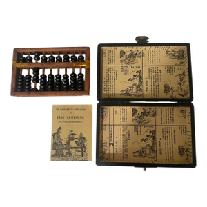 Vintage Suanpan, a Traditional Chinese Abacus Used for Centuries as a Rapid-Calculation Tool.