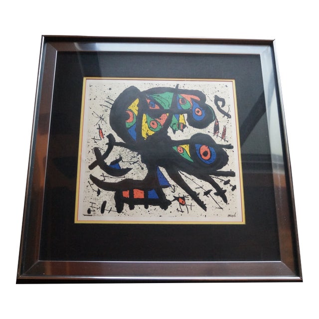 1970s Joan Miro Lithograph - Agora 1 For Sale