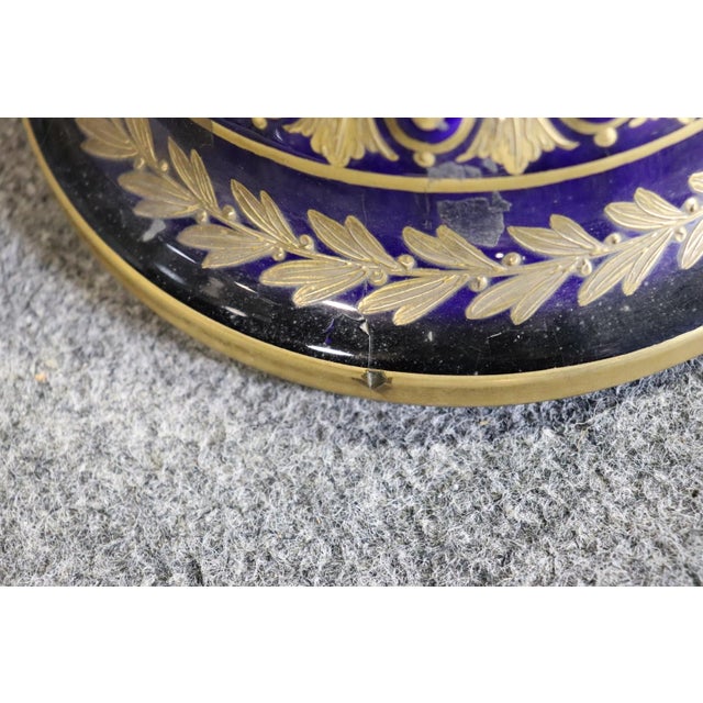 Late 19th Century French Signed Sevres Monumental Urn Hand Decorated With Provincial French Scene For Sale - Image 5 of 12