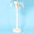 Pair of White Tole Italian Palm Tree Table Lamps For Sale In West Palm - Image 6 of 9