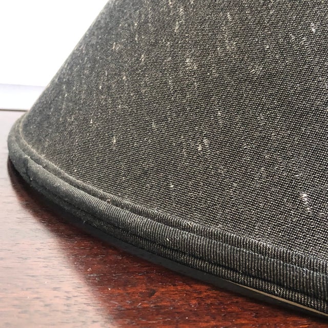 Vintage Empire Style Charcoal Lamp Shade For Sale - Image 10 of 12