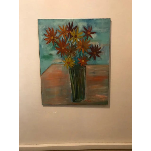 Signed on bottom right front Born in 1960 in Casablanca, Morocco Lives & works in Bourg-en-Bresse, France Bold strokes,...