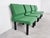 Green Vintage Lounge Chairs, 1980s, Set of 4 For Sale - Image 8 of 11