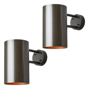 Pair of Hans-Agne Jakobsson C627/110 'Rulle' Sconces in Painted Bronze