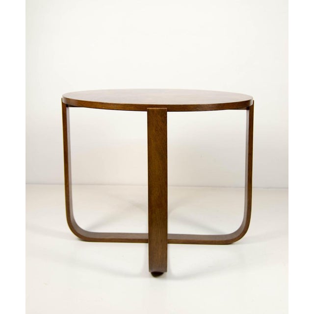 Art Deco H 168 Coffee Table by J. Halabala for Up Zavody, 1930s For Sale - Image 3 of 12