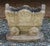 English Mid-20th Century English Cast Stone Mine Shaft Cart Form Planter For Sale - Image 3 of 7