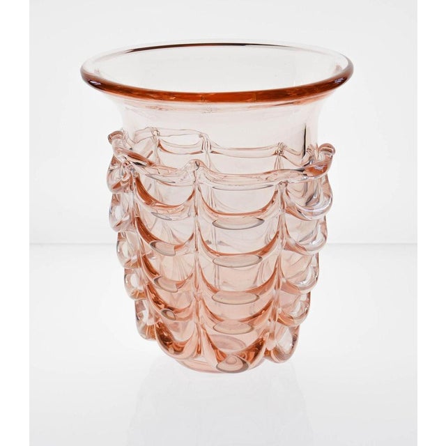 Large Murano Glass Rose Vase or Ice Bucket from Seguso Vetri d'Arte, 1960s For Sale - Image 9 of 18