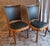 Mid-Century Chairs with Green Imitation Leather Upholstery from Thonet, 1956, Set of 2, in Very Good conditions. Designed...