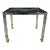 Mastercraft Style Polished Chrome & Brass End Table From Design Institute of America For Sale