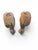 Gold 19th Century Greco-Roman Terracotta Lion Paw Pedestals, Set of 2 For Sale - Image 8 of 9