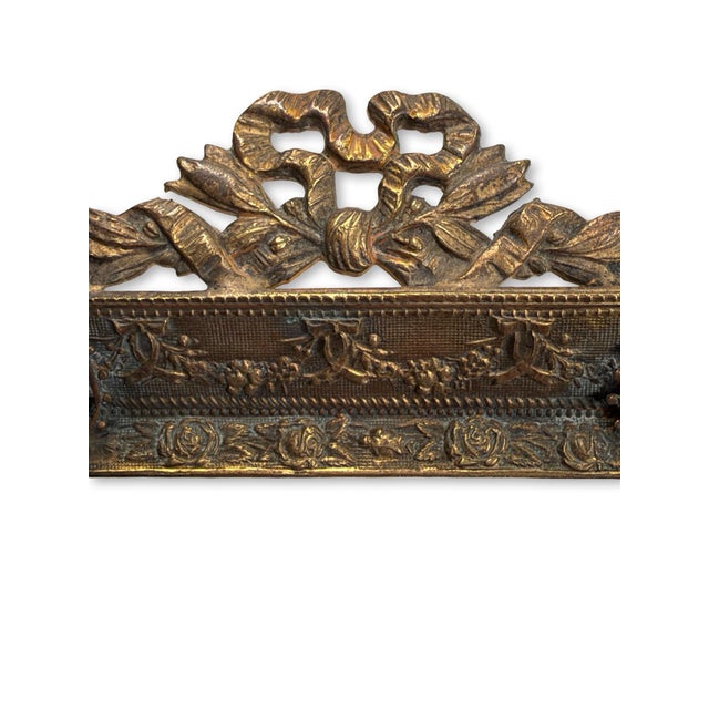 Antique Empire Art Gold Jeweled Vanity Tray With Ivory Lace, Circa 1920s–1930s For Sale - Image 9 of 13