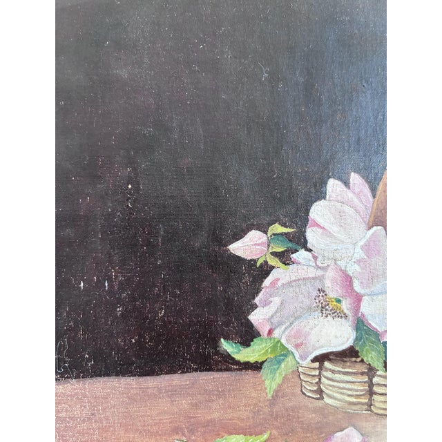 Danish Artist, Still Life Composition, 1960s, Oil Painting on Canvas, Framed, Set of 2 For Sale - Image 14 of 18