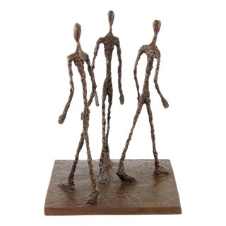 Modern Dark Patinated Figurative Sculpture, Bronze For Sale