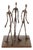 Modern Dark Patinated Figurative Sculpture, Bronze For Sale