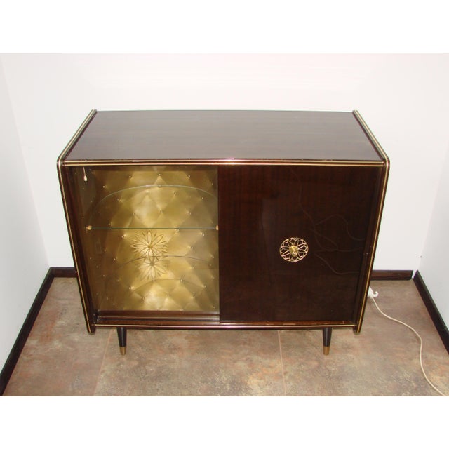 Vintage Cabinet with Record Player and Bar, 1960s For Sale - Image 10 of 12