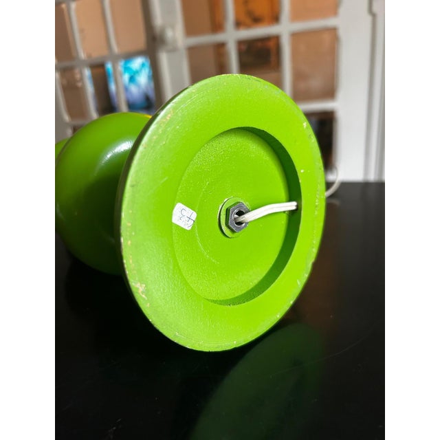 Green Table Lamp, 1970s For Sale - Image 6 of 10