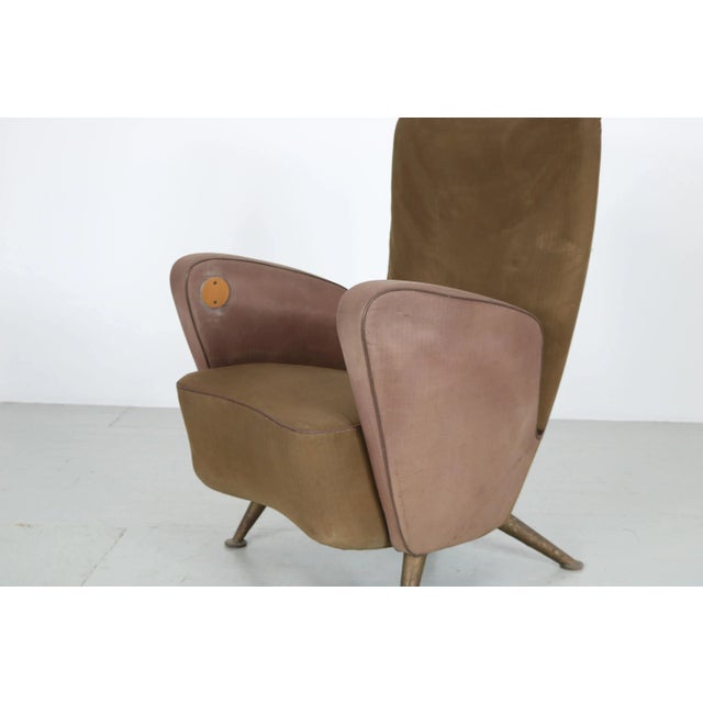 Lounge Chair by Gio Ponti and Giulio Minoletti For Sale - Image 10 of 18