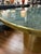 Steve Chase Design Crackle Glass and Brass Dining Table For Sale - Image 10 of 12