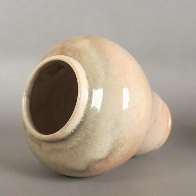 Mid-Century Modern Vintage Ceramic Vase from Majolika Rüppurr For Sale - Image 3 of 6