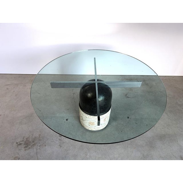 Paracarro Dining Table attributed to Giovanni Offredi for Saporiti, 1970s For Sale - Image 9 of 12