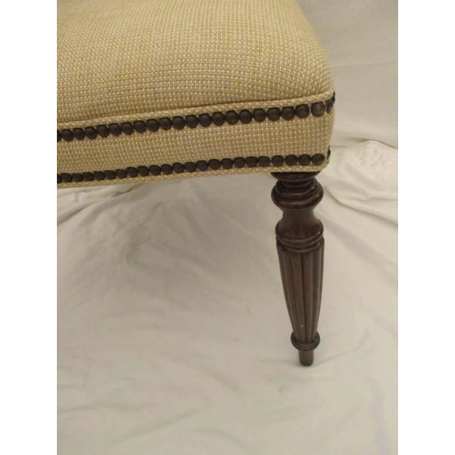 Traditional Upholstered Side Chair With Nailhead Trim For Sale - Image 3 of 6