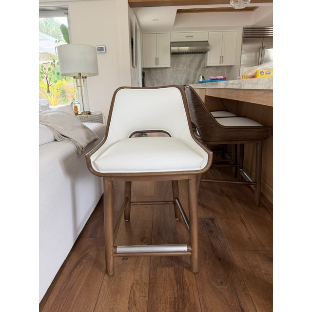 Modern Palecek Counter Stools For Sale - Image 3 of 10
