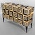 Not Yet Made - Made To Order Ondulation 2 Buffet in Black and White Sycamore Marquetry by Aymeric Lefort For Sale - Image 5 of 15