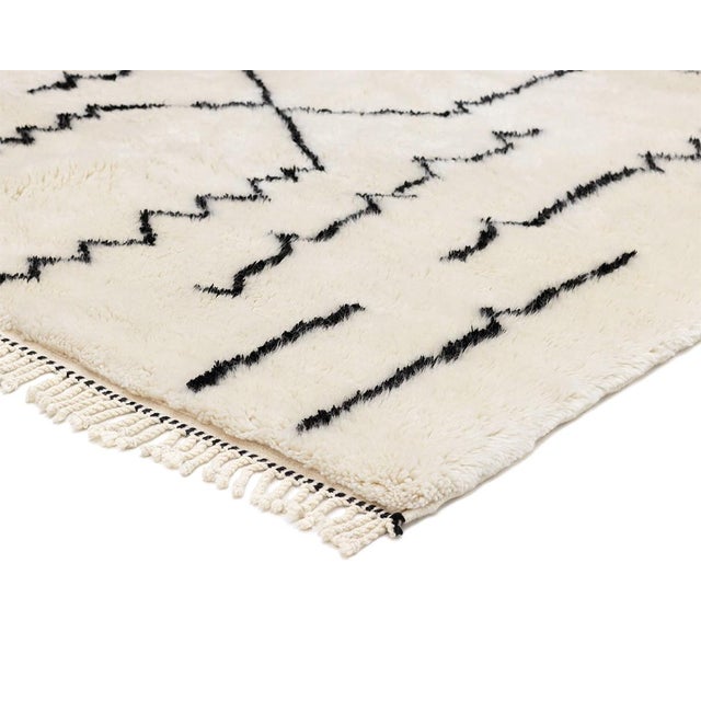 Hand-Knotted Wool Rug by Azele Studio For Sale - Image 6 of 12