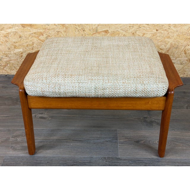 Komfort Teak Ottoman by Arne Wahl Iversen for Komfort, Denmark, 1920s For Sale - Image 4 of 16